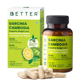 BBETTER Garcinia Cambogia - With Green Coffee Green Tea Guggulu Extract & Inulin - Keto supplement icon