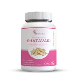 Herbal max - Organic Shatavari 800mg - For Women's Hormonal Balance and Reproductive Health - 60 capsule icon