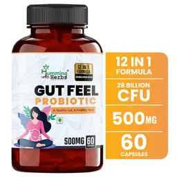 Humming Herbs Gutfeel Probiotics ( 25 Billion , 16 Strains) (60 Capsules) icon