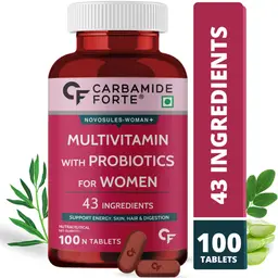 Carbamide Forte - Multivitamin (100 Veg Tablets) for Women with 43 Ingredients icon