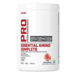 GNC Pro Performance Essential Amino Complete | Muscle expansion | Complete amino-acid fuel | Strengthen immune system- 450gm Powder icon