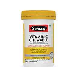 Swisse Ultiboost Vitamin C Chewable tablets for Immunity, Natural orange flavour icon
