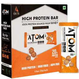AS-IT-IS ATOM High Protein Bar 20G Protein with Whey Protein Concentrate, Isolate And Hydrolysate for Building Lean Muscles icon