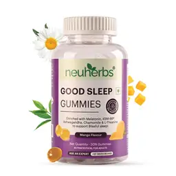 Neuherbs Good Sleep with KSM-66 Ashwagandha extract and L-Theanine for Supporting Blissful Sleep. icon