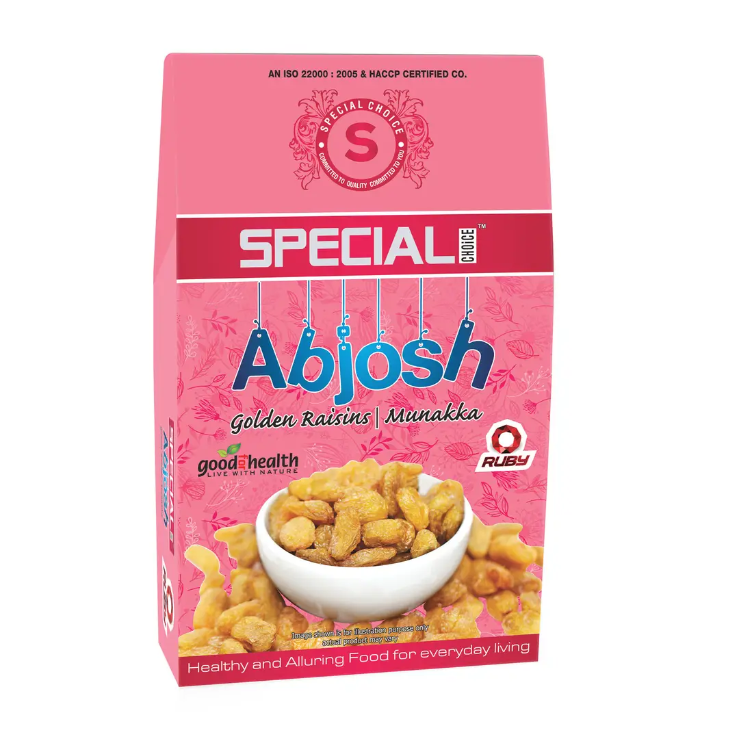 Special Choice Abjosh (Munakka/ Golden Raisins) Ruby for Healthy Gut - Pack of 1 (250 gm)