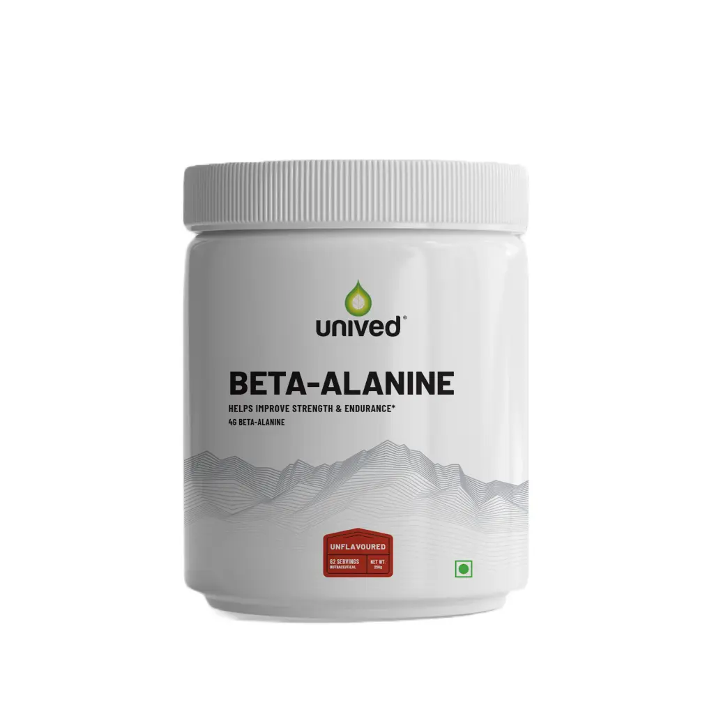 Unived Beta Alanine for Enhancing Muscle Carnosine Levels - Unflavoured (200 gm)