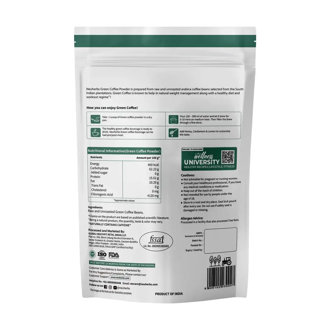 Neuherbs green coffee deals