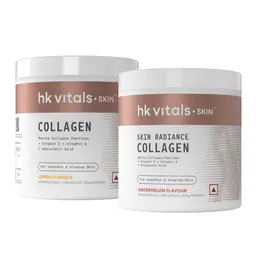 hk Vitals Skin Radiance Collagen Powder with Biotin, Vitamin C, & E for Healthy Skin, Hair and Nails
