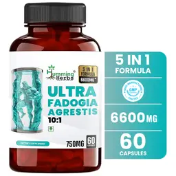 Humming Herbs Ultra Fadogia Agrestis Capsules | Tongkat Ali, Maca Root Extract | Increase Energy Level, Balance The Immune System And Support Sleep Well icon