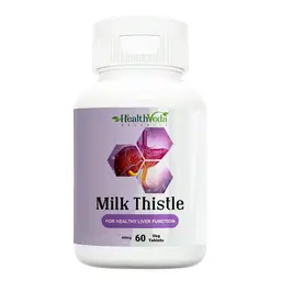 Health Veda Organics - Milk Thistle for Liver Support and Liver Detox, 60 Veg Tablets icon