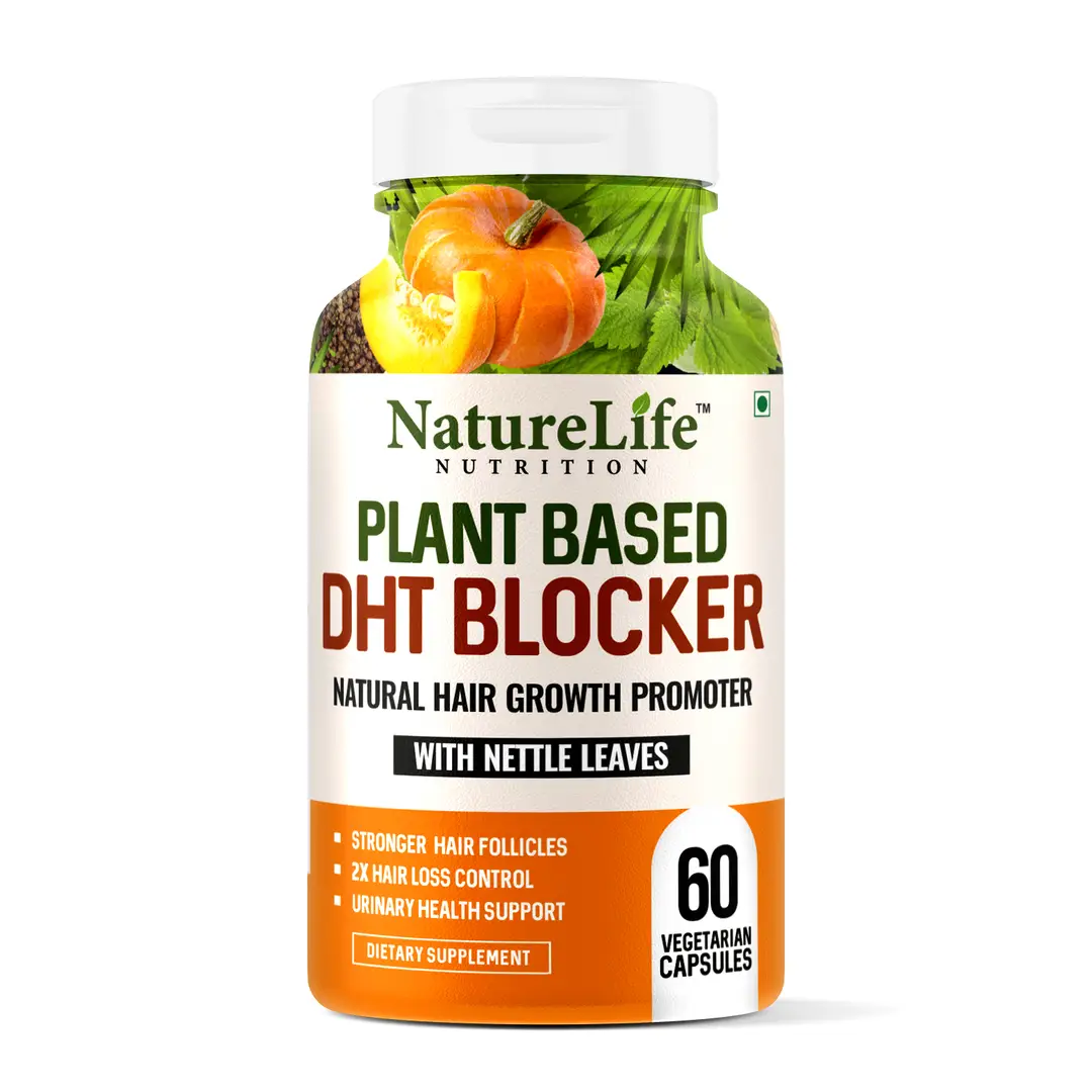 Buy Nature Life Nutrition - DHT Blocker with Pumpkin, Nettle Leaves &  Fenugreek Pack of 1 (60 Capsules) Online in India
