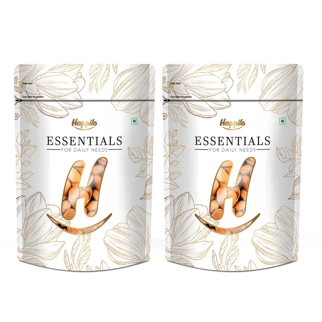 Happilo Essentials Californian Popular Almond - Pack of 2 (1000 gm)