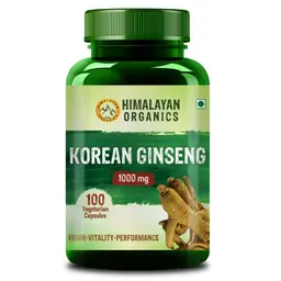 Himalayan Organics - Korean Ginseng 1000mg - For Energy Boost Throughout the Day icon