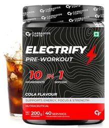 Carbamide Forte - Pre Workout Powder for Men & Women with Taurine & Creatine Monohydrate | Pre workout supplements for Energy, Focus & Strength – 200g
