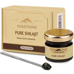 Rasayanam - Pure Himalayan Shilajit/Shilajeet Resin 20g | From Gilgit Mountains icon