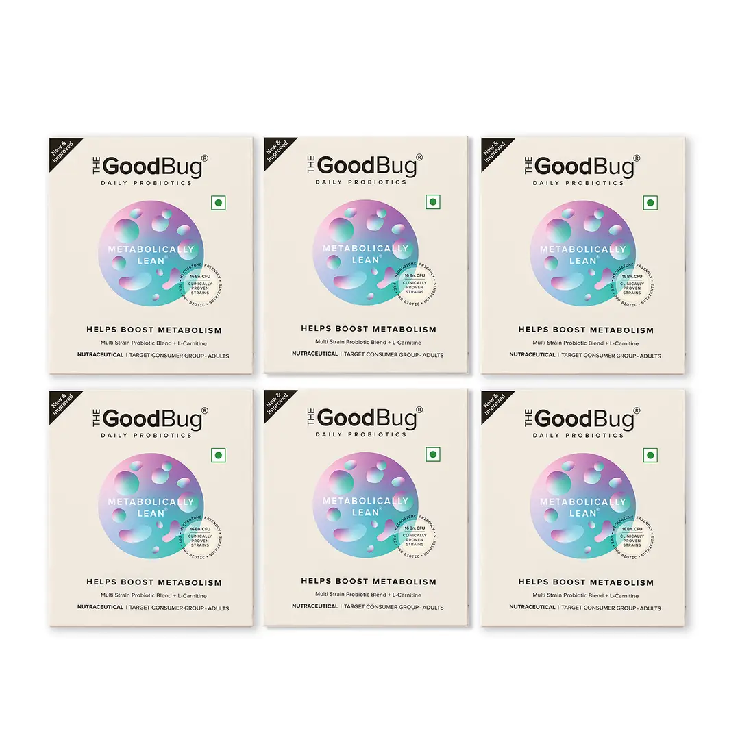 The Good Bug Metabolically Lean New & Improved - Pack of 6(90 Sachets)
