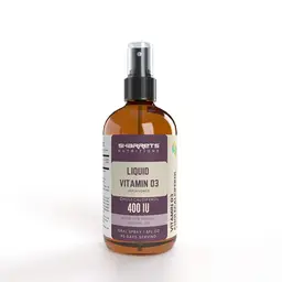 Sharrets Liquid Vitamin D3 Oral Spray with Cholecalciferol 400 IU for Bone Health and Immunity icon