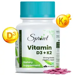 Sprowt Vitamin D3 400 IU + K2 for Joint and Bone Health icon