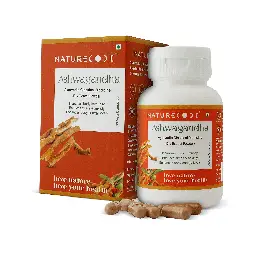 Nature Code Ashwagandha Increases Body Energy Level- 60 Veg. Capsules icon