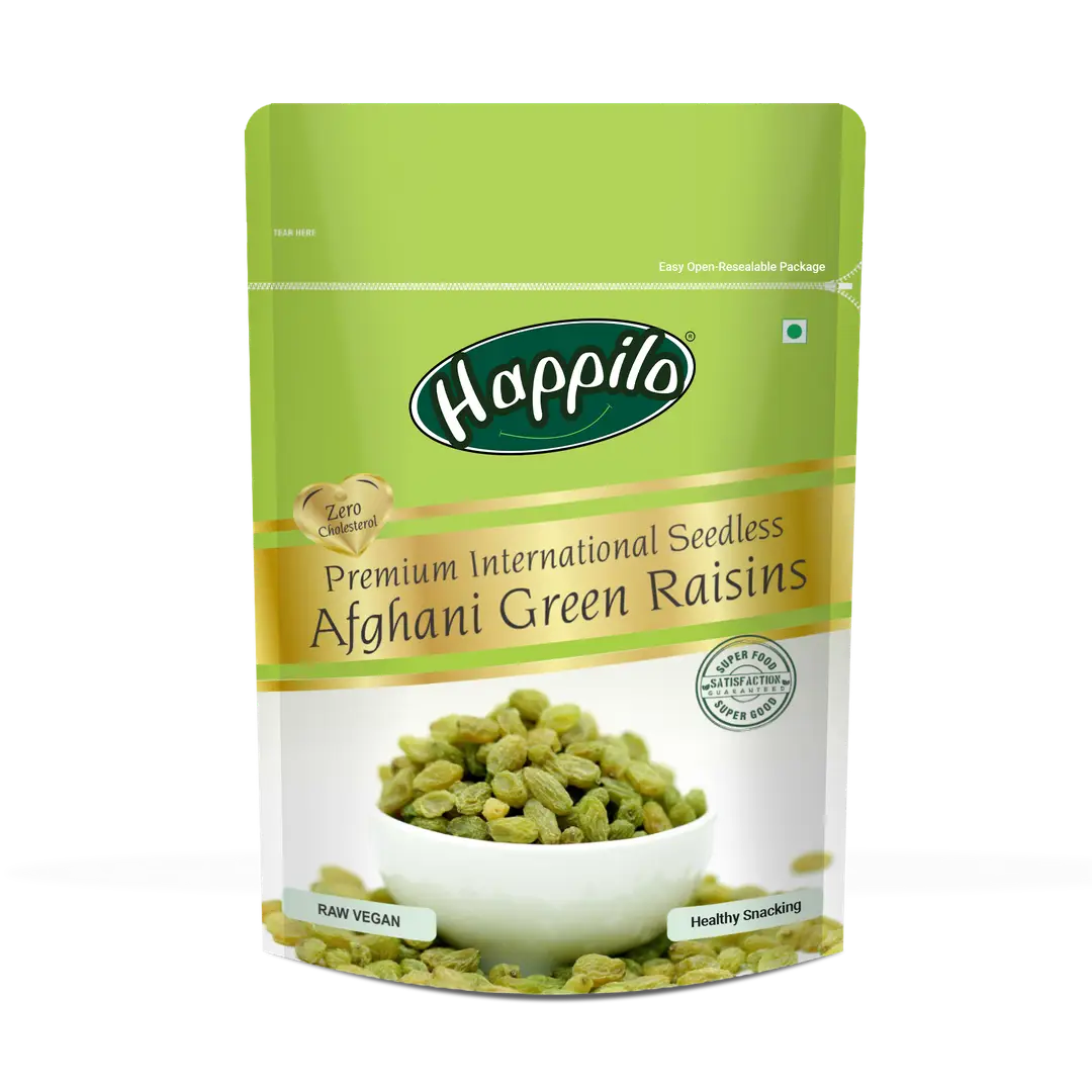 Happilo Premium Afghani Seedless Raisins - Pack of 1 (200 gm)