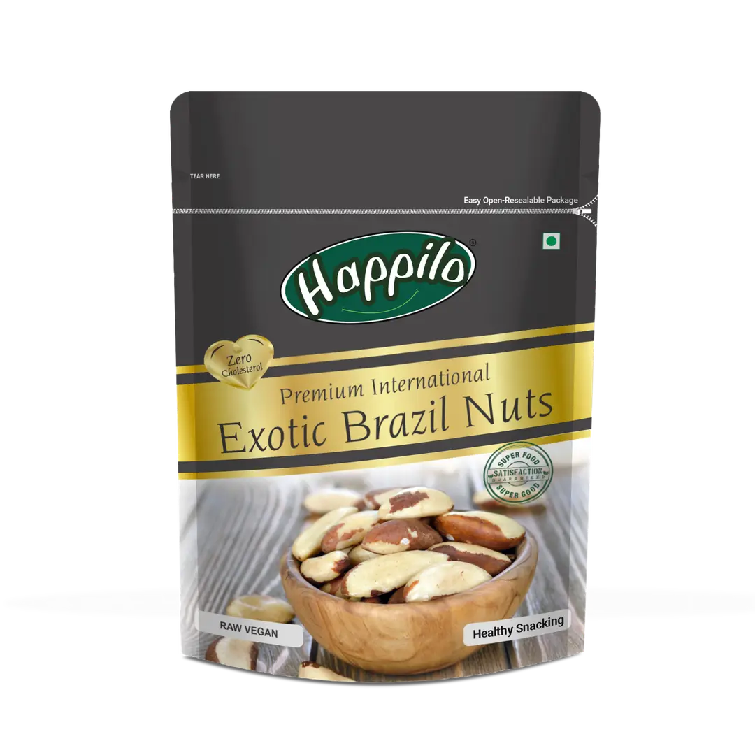 Happilo Premium International Exotic Brazil Nuts 150g - Pack of 1 (150 gm)