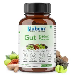Blubein Gut Detox with Ayurvedic Herbs for Acidity, Constipation and Digestion icon