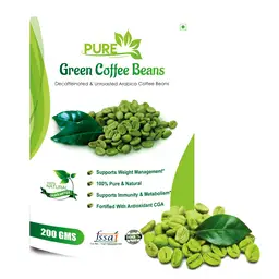 Simply Herbal Arabic Unroasted Green Coffee Beans for Weight Management Supplement Promote Healthy Metabolism Boost & Support Appetite Suppression for Men & Women - 200 g icon