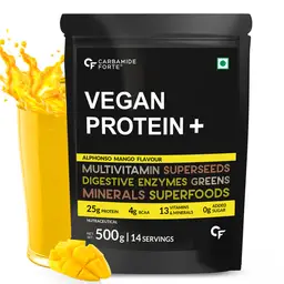 Carbamide Forte - Vegan Protein Powder - Plant Based Pea Protein Powder with Multivitamin, Minerals, Superfoods, Digestive Enzymes - 500g icon
