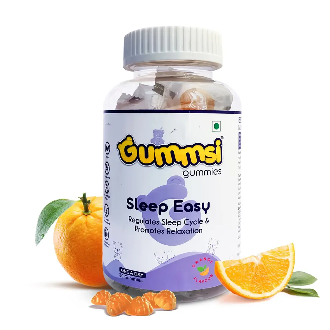 Gummsi - SleepEasy Gummies - Melatonin - For Relaxed Sleep & Improves Sleep Quality - 30 Gummies - Pack of 1 (30 Gummies)