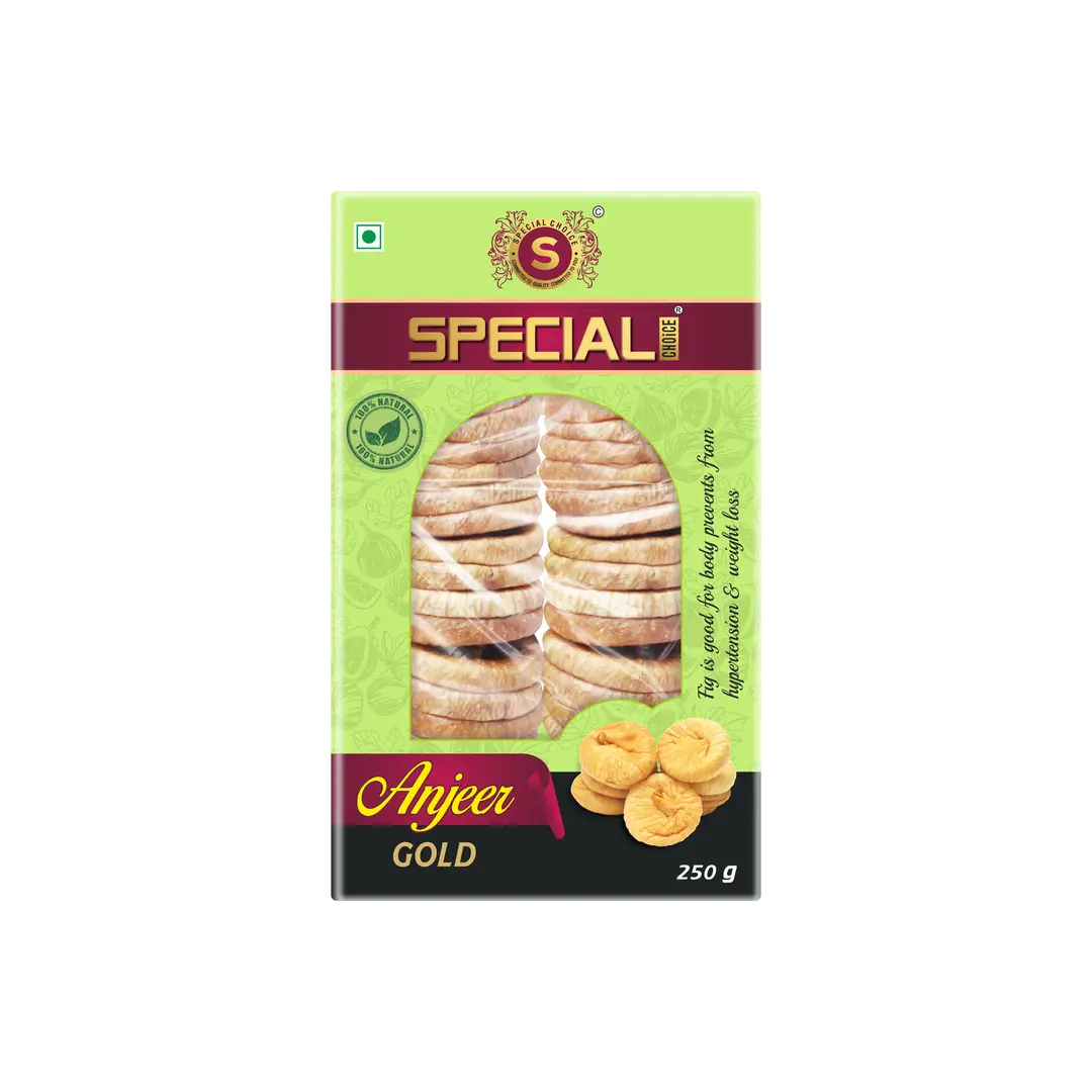 Special Choice Anjeer (Dry Figs) Gold for Healthy Gut - Pack of 1 (250 gm)