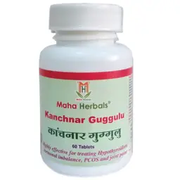 Maha Herbals -  Kanchnar Guggulu - With Pure Guggul - For Secretion Of Thyroid Hormones icon