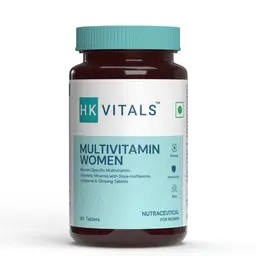 HealthKart -  HK Vitals Multivitamin for Women, With Zinc, Vitamin C, Vitamin D, Multiminerals & Ginseng Extract, Boosts Energy, Stamina & Skin Health, 90 Multivitamin Tablets icon