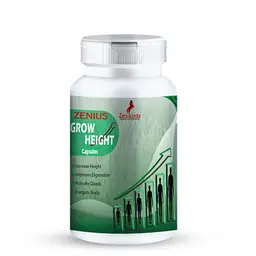 Zenius Grow Height with Ashwagandha and Brahmi for Height Increase