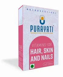 Purayati Vitamins for Hair, Skin and Nails | Maintain healthy hair, skin and nails | 60 Tablets icon
