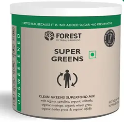 Forest Superfood - Super greens - Organic Barley Grass Powder and Wheat Grass Powder - Good for immunity and digestive health - 150gm icon