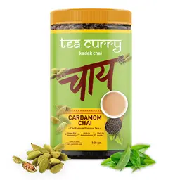 TEACURRY Cardamom Chai (100 Grams) - Elachi Chai for Immunity, Blood Pressure, Digestion icon