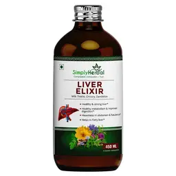 Simply Herbal Super Liver Elixir with Milk Thistle, Chicory, Dandelion for Healthy & Strong Liver, Boost Metabolsim and Digestion icon