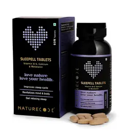 Nature Code Sleepell Helps to get sound & restful sleep - 60 Veg. Tablets. icon