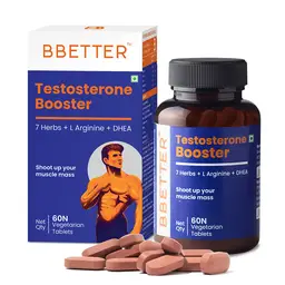 BBETTER Testosterone Booster for Men - With Safed Musli Kaunch Beej & Ashwagandha Tablet icon