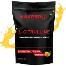 Nakpro Nutrition Pure L-Citrulline Powder for Muscle Growth