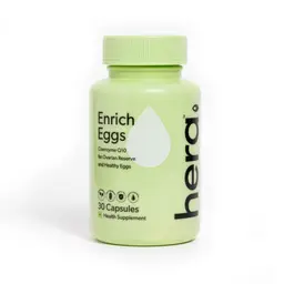 Hera Enrich Eggs - Fertility and Egg Count - Coenzyme Q10 and Antioxidants - 30 Capsules icon