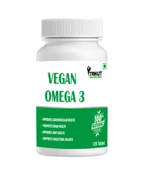 Trikut Nutrition Vegan Omega 3 -Rich In The Omega 3 6 9 Fatty Acids That Are Essential To Support Healthy Brain Function, Vision, Cardiovascular, Joint Mobility, And Metabolism (120 Tablets) icon