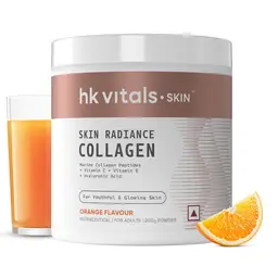 Healthkart  Hk Vitals Skin Radiance Collagen Powder with Biotin, Vitamin C, E, Sodium Hyaluronate for Healthy Skin, Hair and Nails