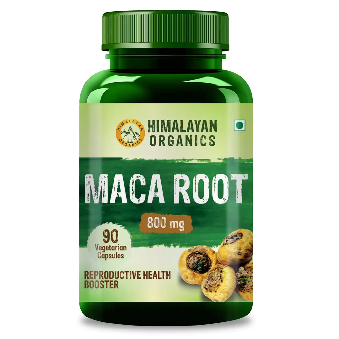 Himalayan Organics Maca Root Extract 800mg Capsules