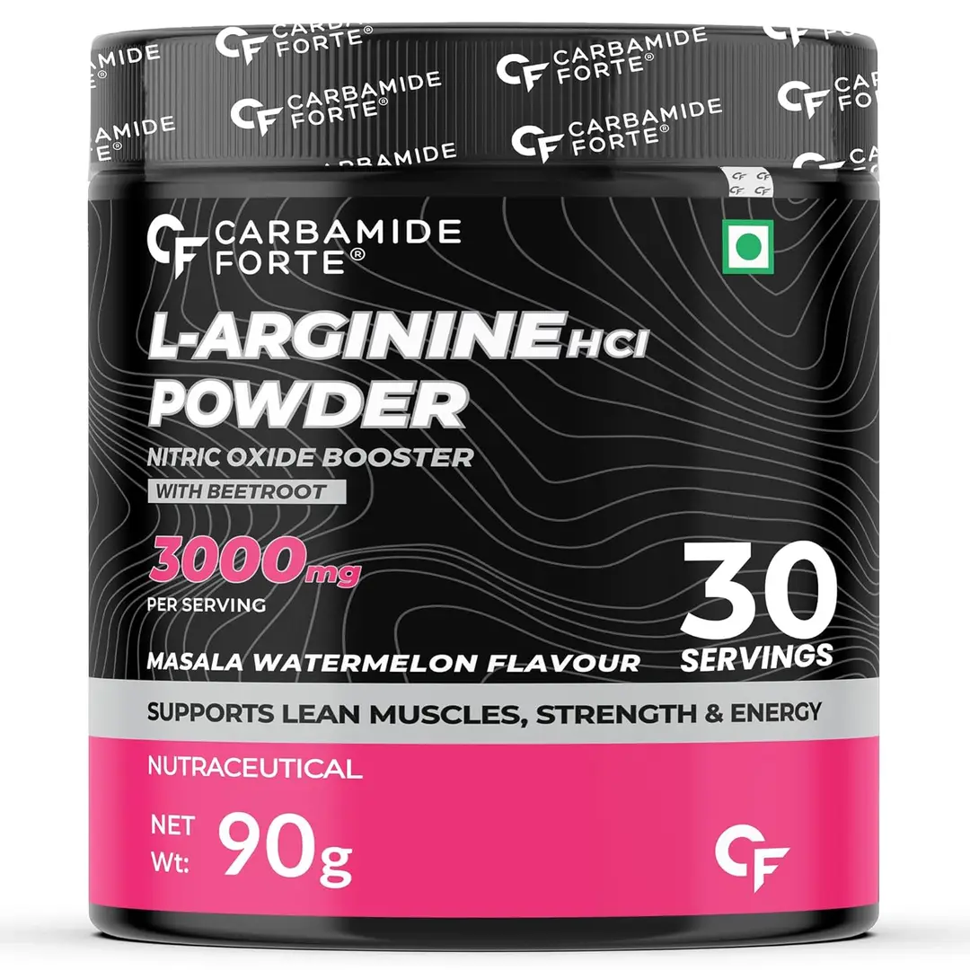 Carbamide Forte - L Arginine Powder with Beetroot 3000mg - Masala Watermelon (90 gm)