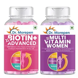 Dr. Morepen Biotin+ and Multivitamins for Women (Combo Pack) icon