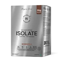 Wellbeing Nutrition 100% Whey Protein Isolate with 26g Protein, 13g EAA for Supporting Protein Synthesis and Muscle Strength