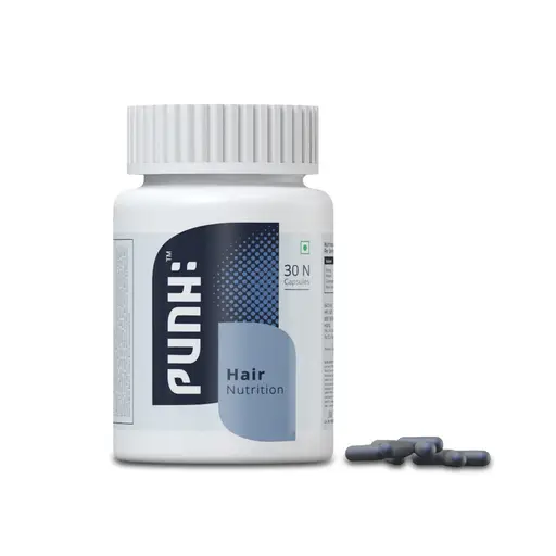 Buy Punh - Hair Nutrition Supplement with Biotin, Vitamins, Minerals, Amino Acids & DHT Blockers for Hair Growth, Nourishment, Strengthens & Reduces Hair Fall Pack of 1 (30 Capsules) Online in India Buy Punh - Hair Nutrition Supplement with Biotin, Vitamins, Minerals, Amino Acids & DHT Blockers for Hair Growth, Nourishment, Strengthens & Reduces Hair Fall Pack of 1 (30 Capsules) Online in India