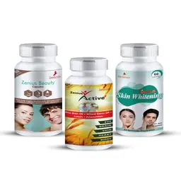 Zenius Skin Whitening Kit for Energy Booster (Combo Pack) icon