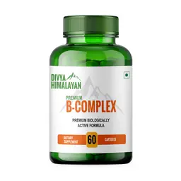 Divya Himalayan -  Vitamin B Complex Vitamins B12, B1, B2, B3, B5, B6, B7, B9 | 60capsules icon